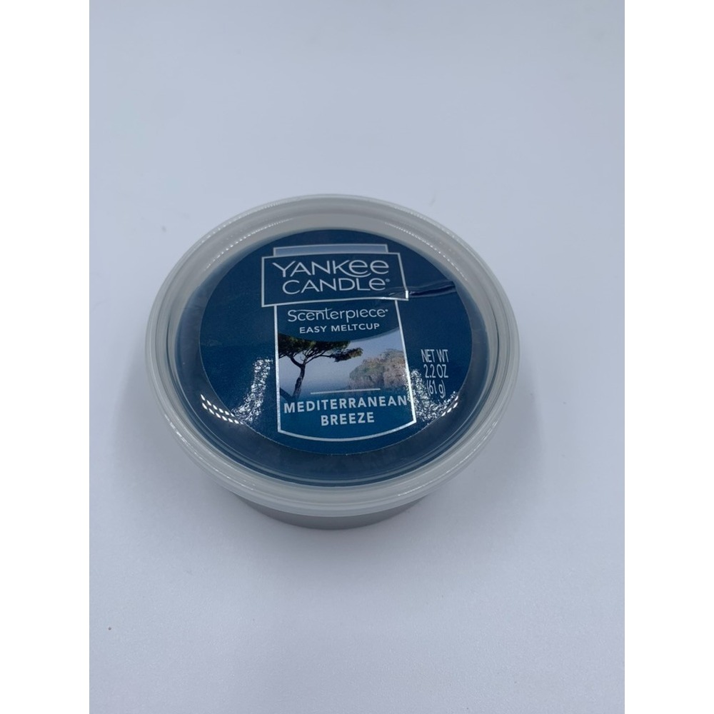 Yankee Candle Mediterranean Breeze Scenterpiece Easy MeltCup 2.2 oz New